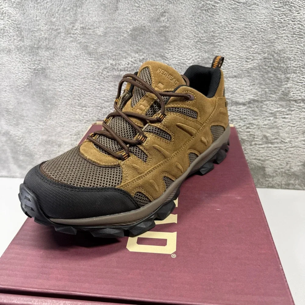 Redhead Mens Hiking Shoe Left Shoe Only Brown Suede Mesh Low Top 11.5M 3043812